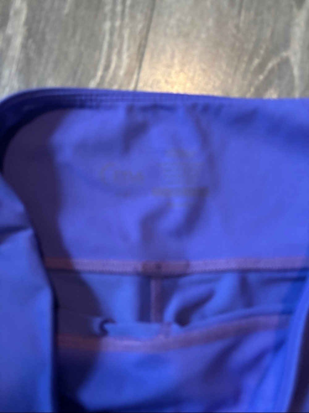 Zyia Active  6/8 Purple Leggings - Comfortable High-Waist Performance - Picture 2 of 4